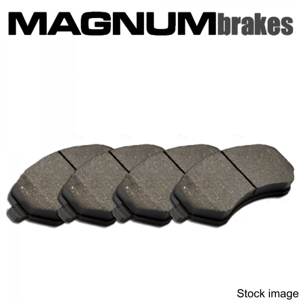 MagnumBrakes Front Ceramic Brake Pads for 2018 Volvo V60 T5 2.0L